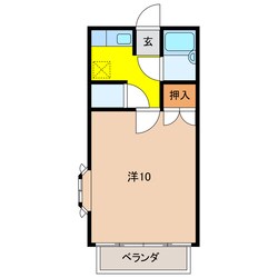 オーエスコーポ蔵前の物件間取画像